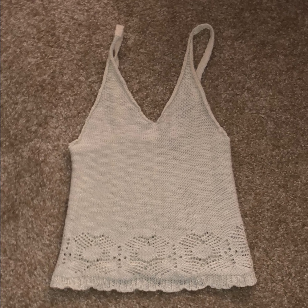 Brandy Melville Crochet Crop Top
